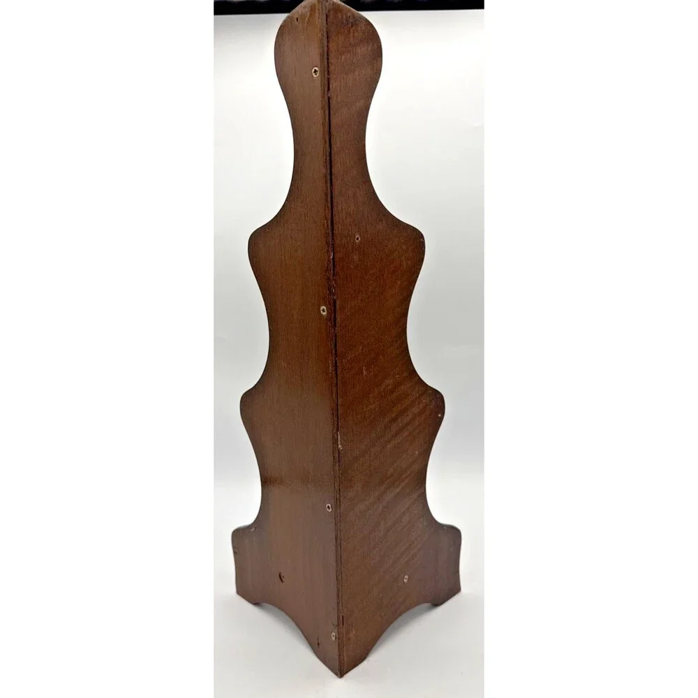 Vintage Wooden 3 Tier Wall Corner Shelf Display Shelf Hanging/free Standing 20